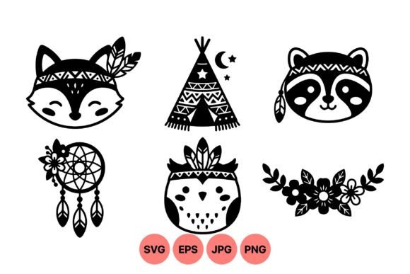 Download Boho Woodland Animal Clipart Set - Boho Collection