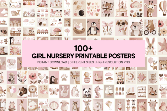 Download Girl Nursery Pastel Boho Pink Wall Art - Boho Collection