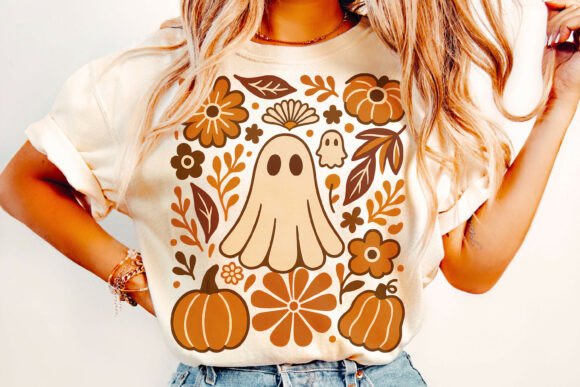 Download Floral Boho Ghost Png, Halloween Png - Boho Collection