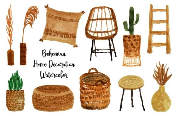 Download Artistic Boho Home and Room Decoration - Boho Collection