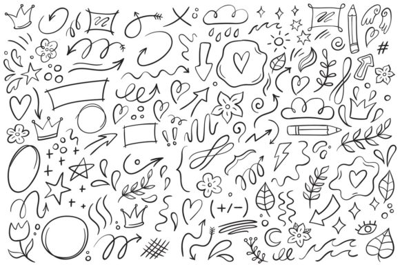 Download Decorative Doodles - Decorative doodles Collection