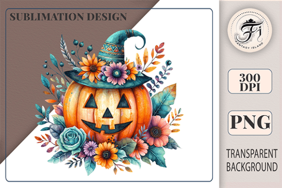 Download Boho Halloween Pumpkin Clipart Witch Hat - Boho Collection