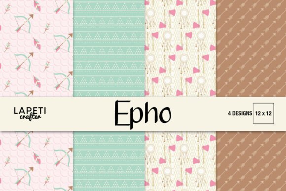 Download Boho Tribal Digital Paper Pack - Boho Collection
