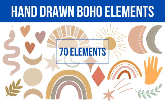 Download Hand Drawn Boho Elements Collection - Element Collection