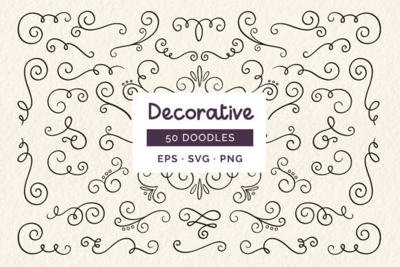 Download Decorative Doodles - Decorative doodles Collection