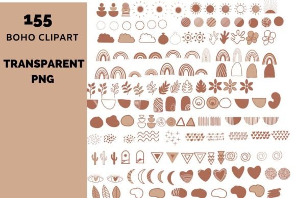 Download Boho Clipart Brown - Boho clipart Collection