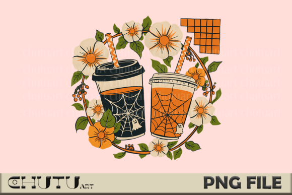 Download Vintage Ghost Drinks PNG - Boho - Premium Resources