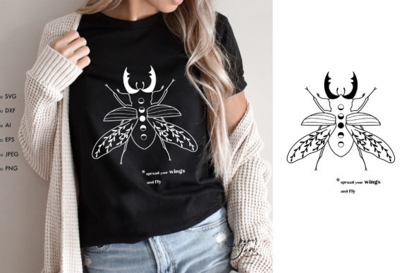 Download Mystical Boho Beetle Celestial - Boho Collection